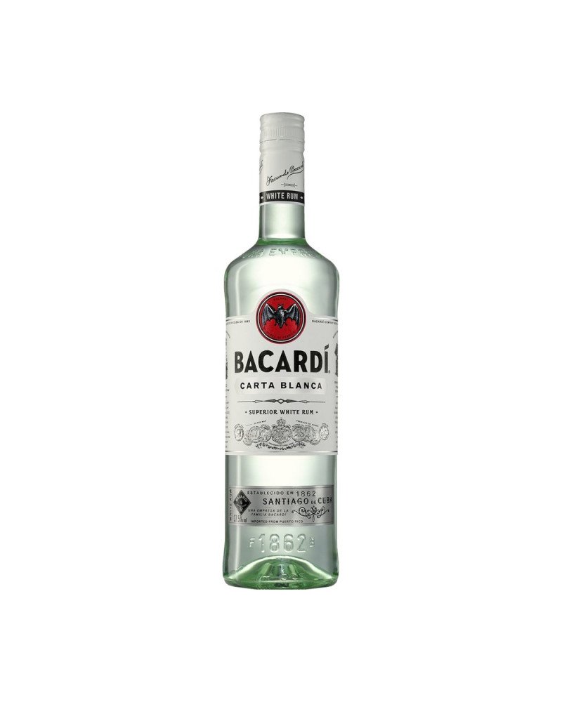 Bacardi Blanco Ron 1L
