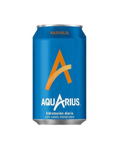 Aquarius Naranja Lata 33cl, Pack de 24