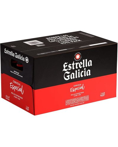 Estrella Galicia 33cl Bottles, Pack of 24