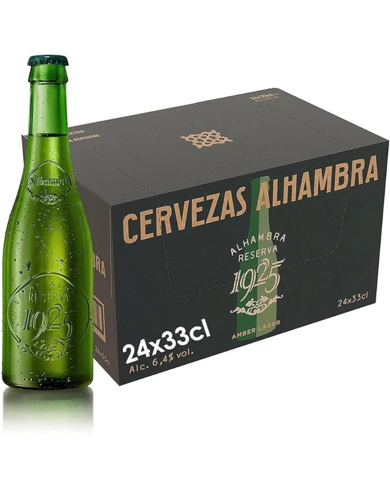 Alhambra Botellín 33cl, Pack de 24