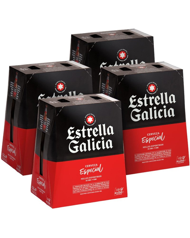 Estrella Galicia 25cl Bottles, Pack of 24