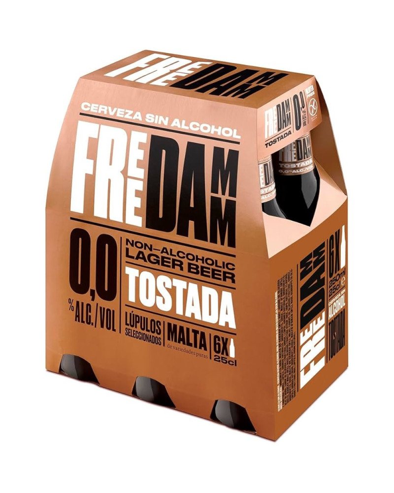 Free Damm Tostada Botellín 25cl, Pack de 24