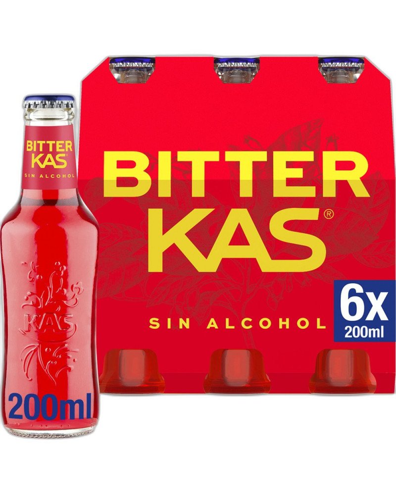 Bitter Kas Botellín 25cl, Pack de 24
