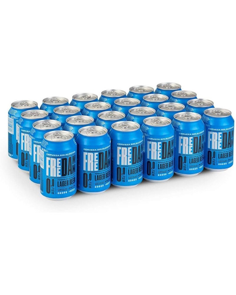 Free Damm Azul Lata 33cl, Pack de 24