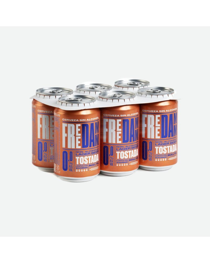 Free Damm Tostada Lata 33cl, Pack de 24