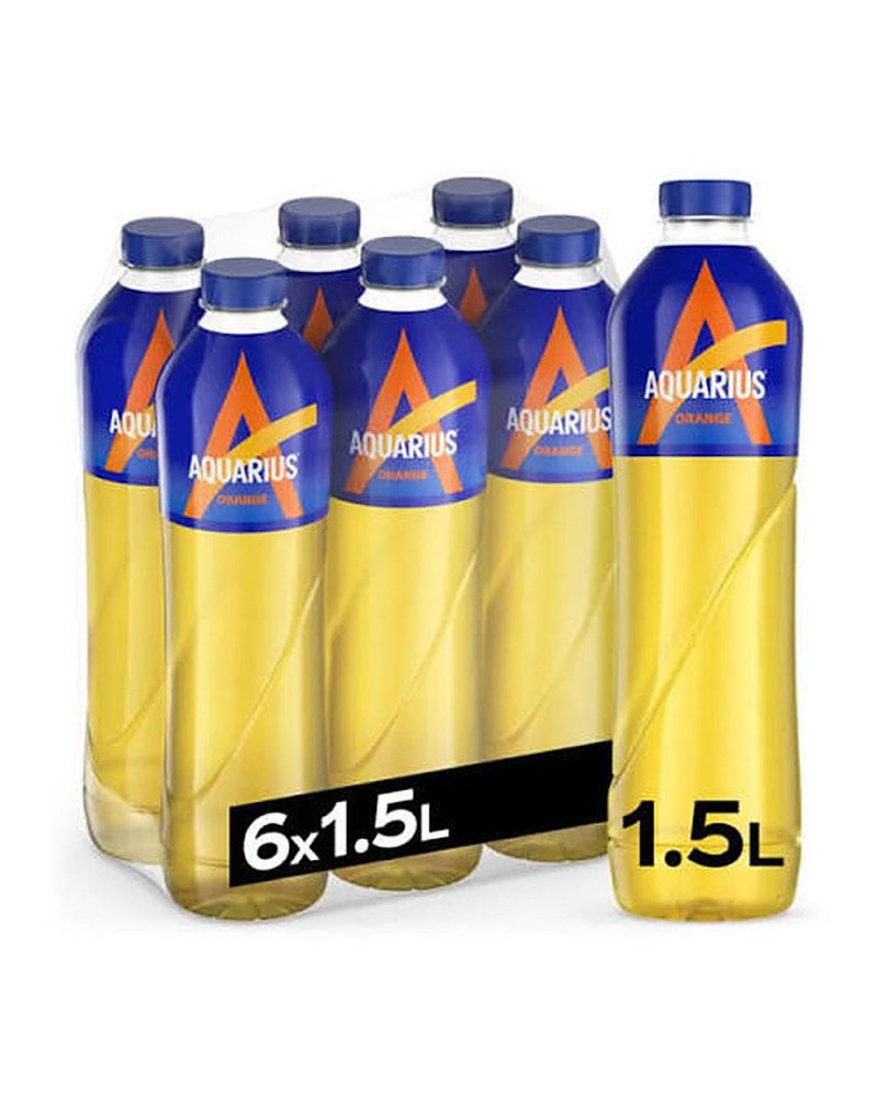 Aquarius Orange 1.5L, Pack of 6