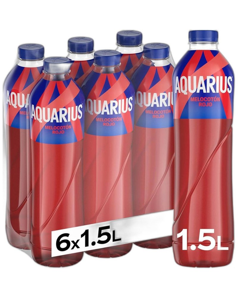 Aquarius Melocotón 1.5L, Pack de 6