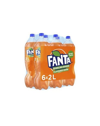 Fanta Naranja 2L, Pack de 6
